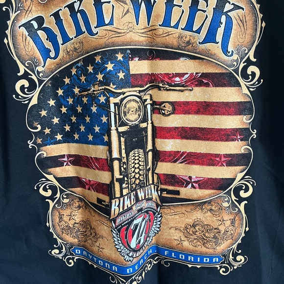 Daytona Beach Biker T-Shirt / 2015 / Bike Week / Large - Picture 3 of 5